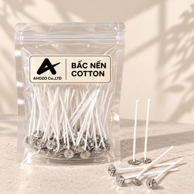 bấc cotton làm nến